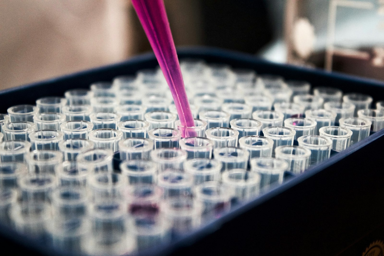 Silver ink formulation being prepared in the lab